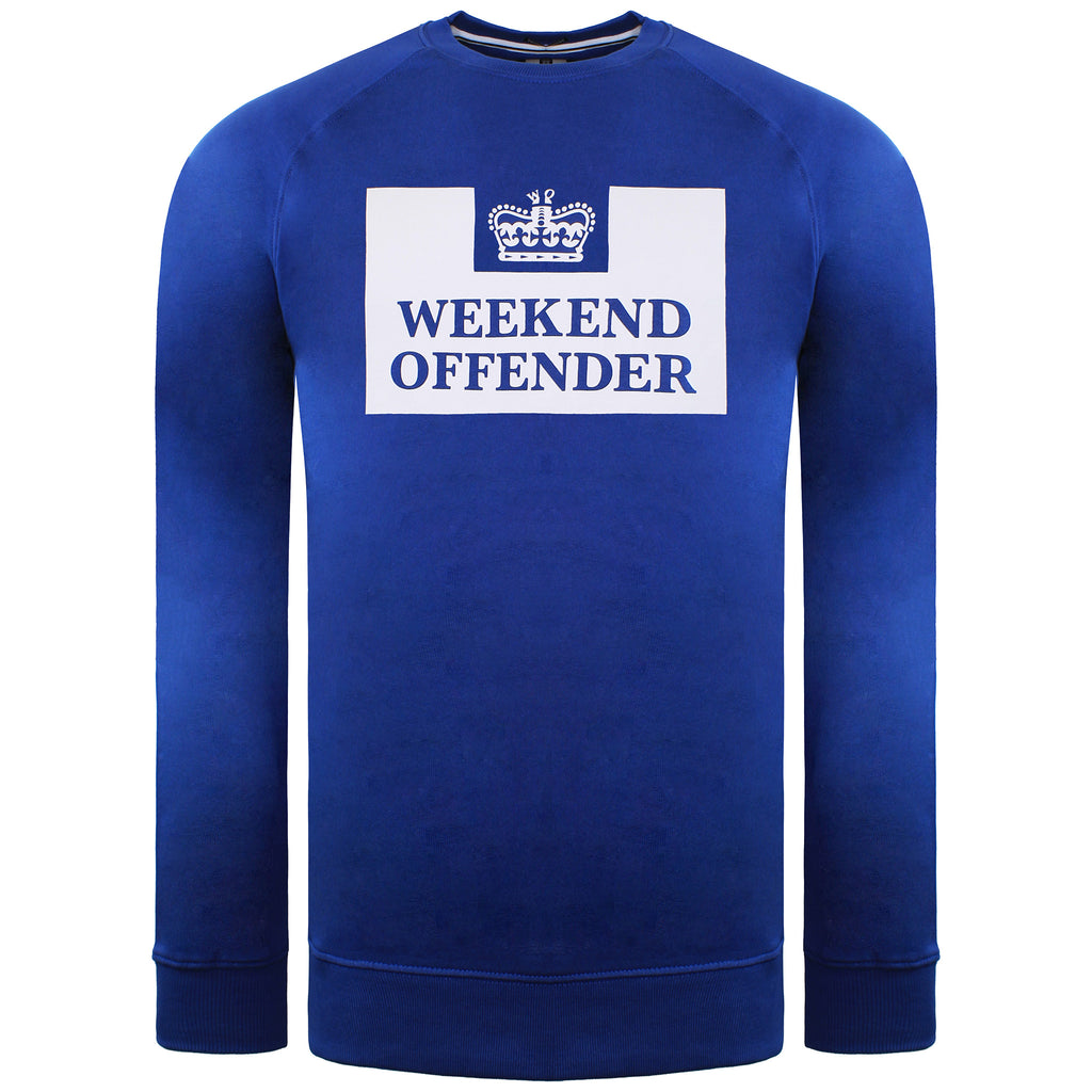 Weekend Offender Skylar Mens Yale Blue Sweater