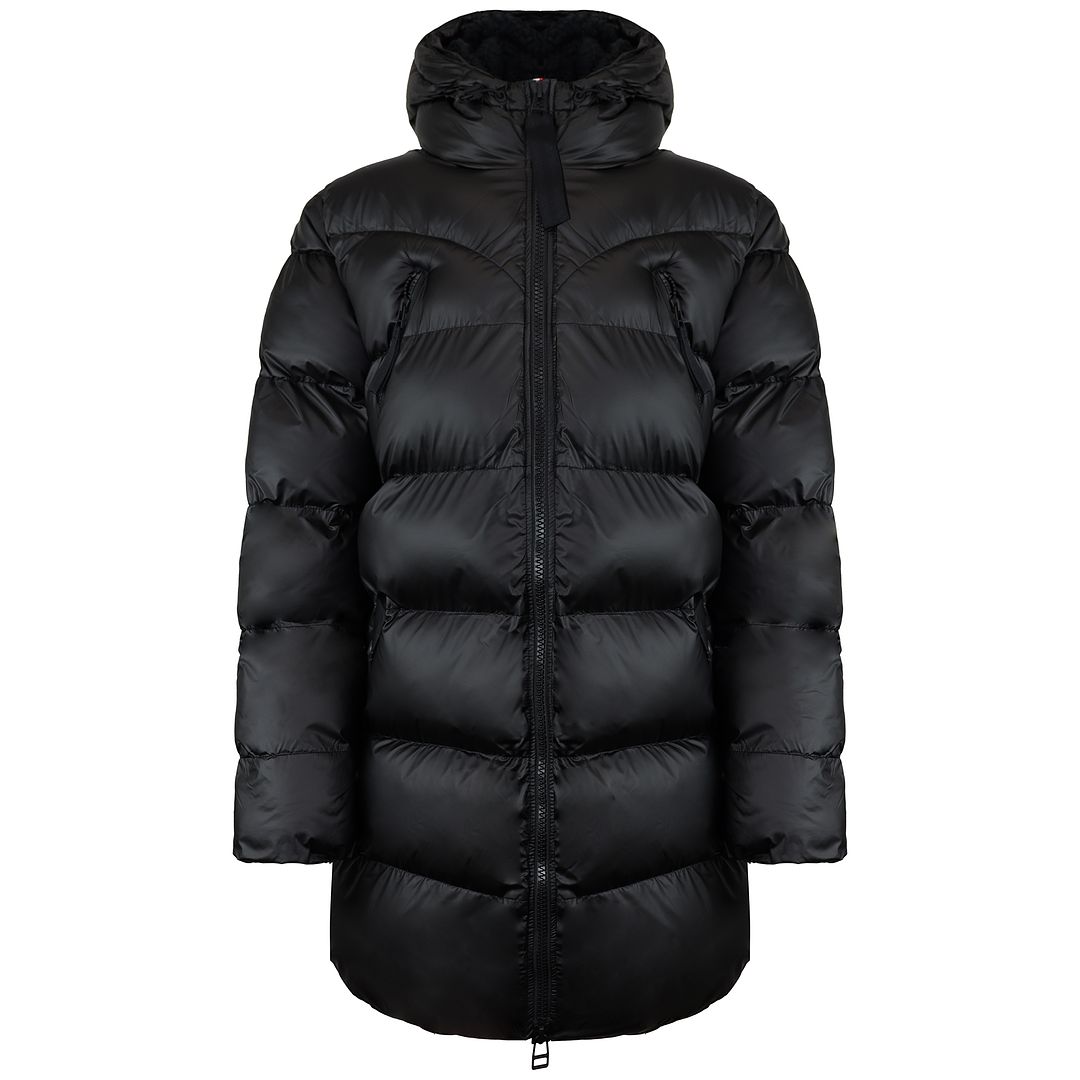 Hunter Insulated Rubberised Womens Black Puffer Coat