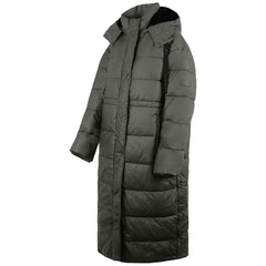 Hunter Inteprid Womens Grey Long Puffer Coat