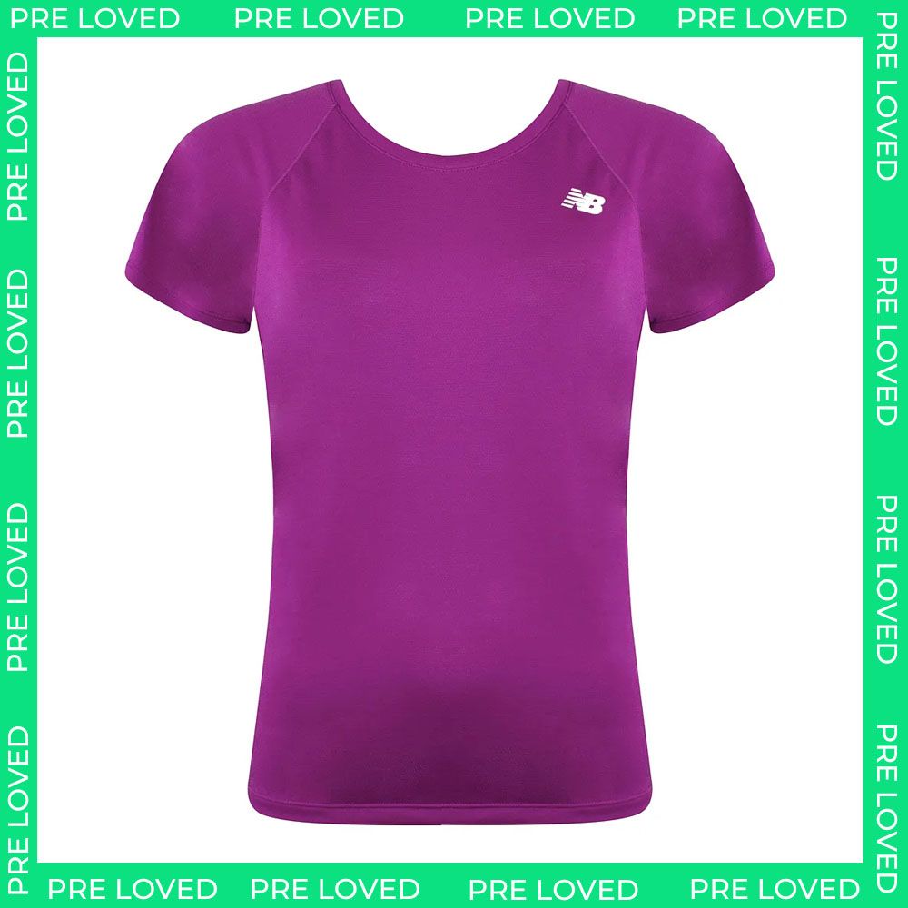 New Balance Core Run Womens Pink T-Shirt - No packaging