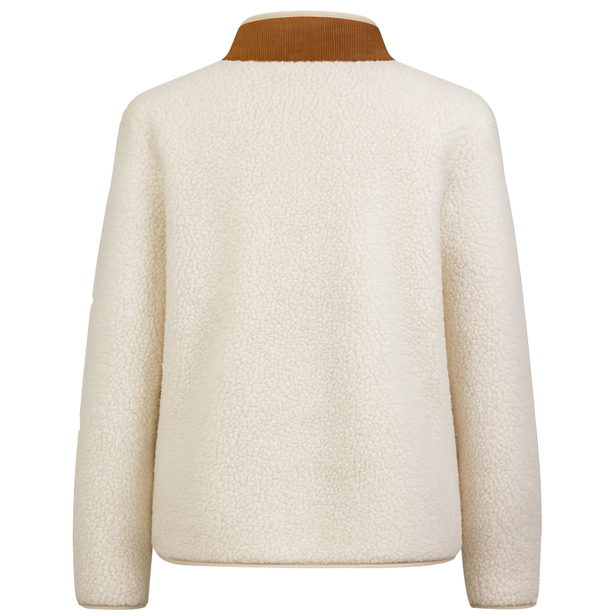 Passenger Clover Recycled Deep Womens Beige Sherpa Fleece Jacket