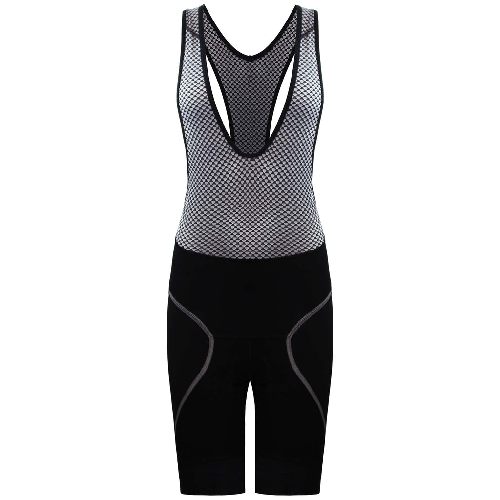 Skins Compression Womens Black/Grey Bib Short