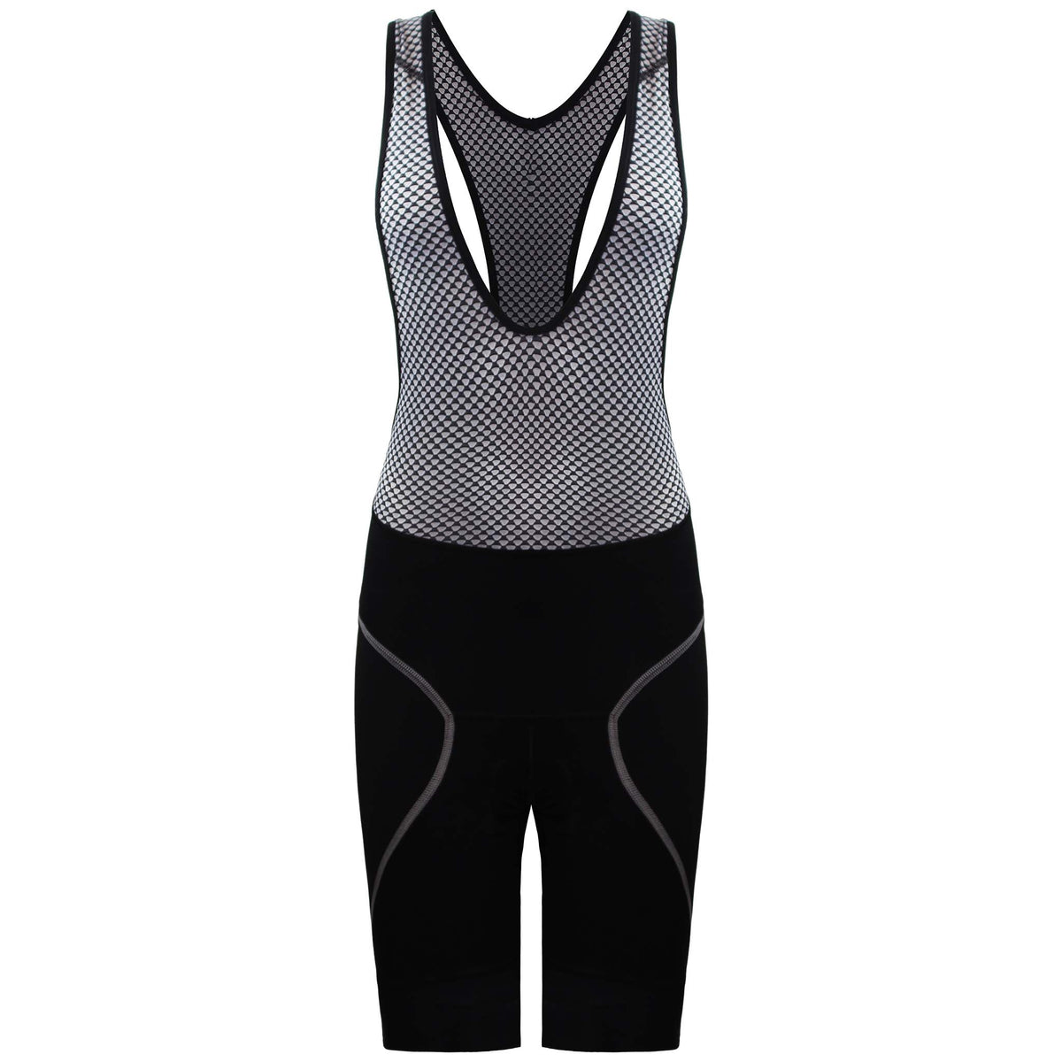 Skins Compression Womens Black/Grey Bib Short