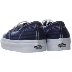 Vans Authentic Washed Herringbone Mens Blue Plimsolls