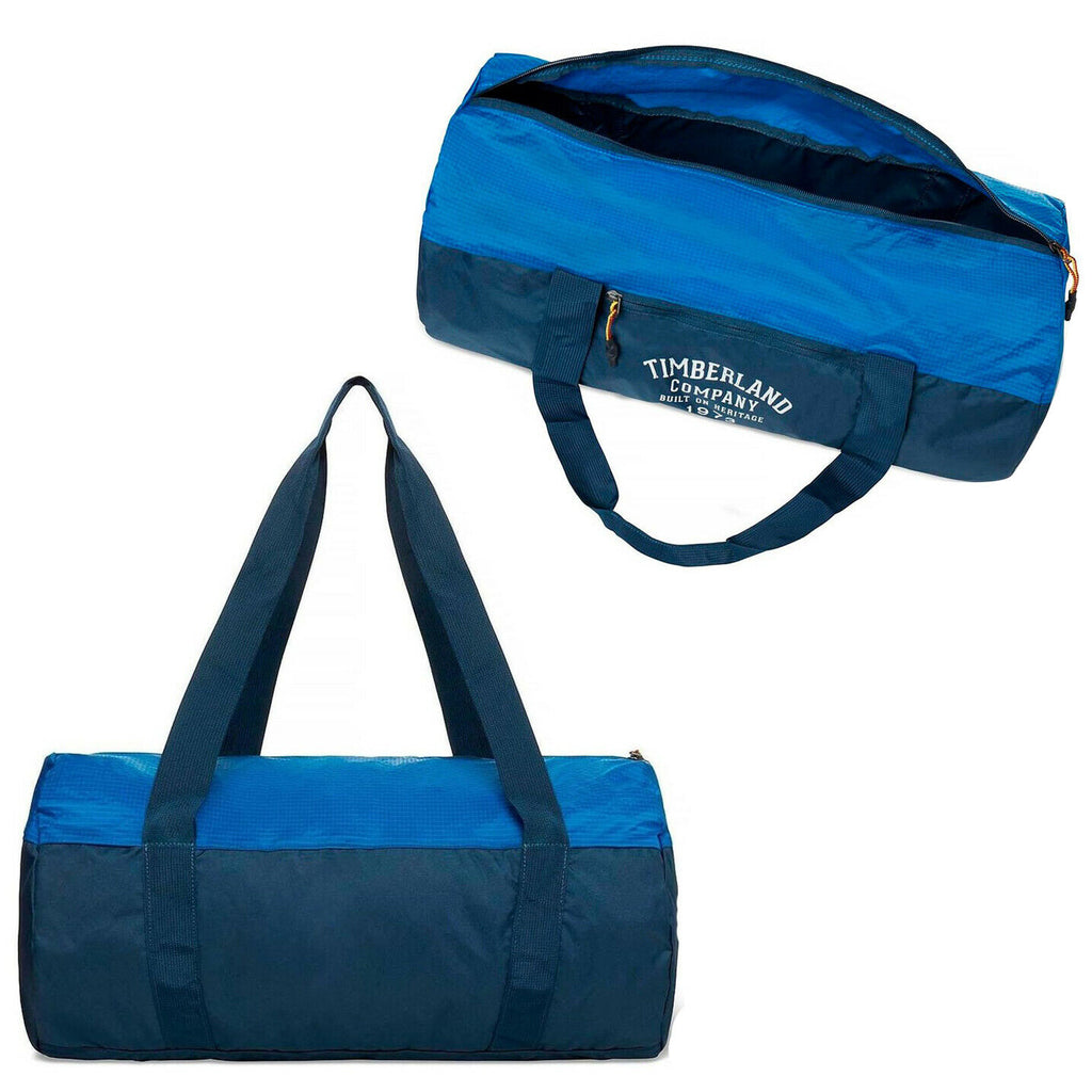 Timberland Foldable Duffle Bag Mens Womens Unisex Blue A1CKU 431 A21