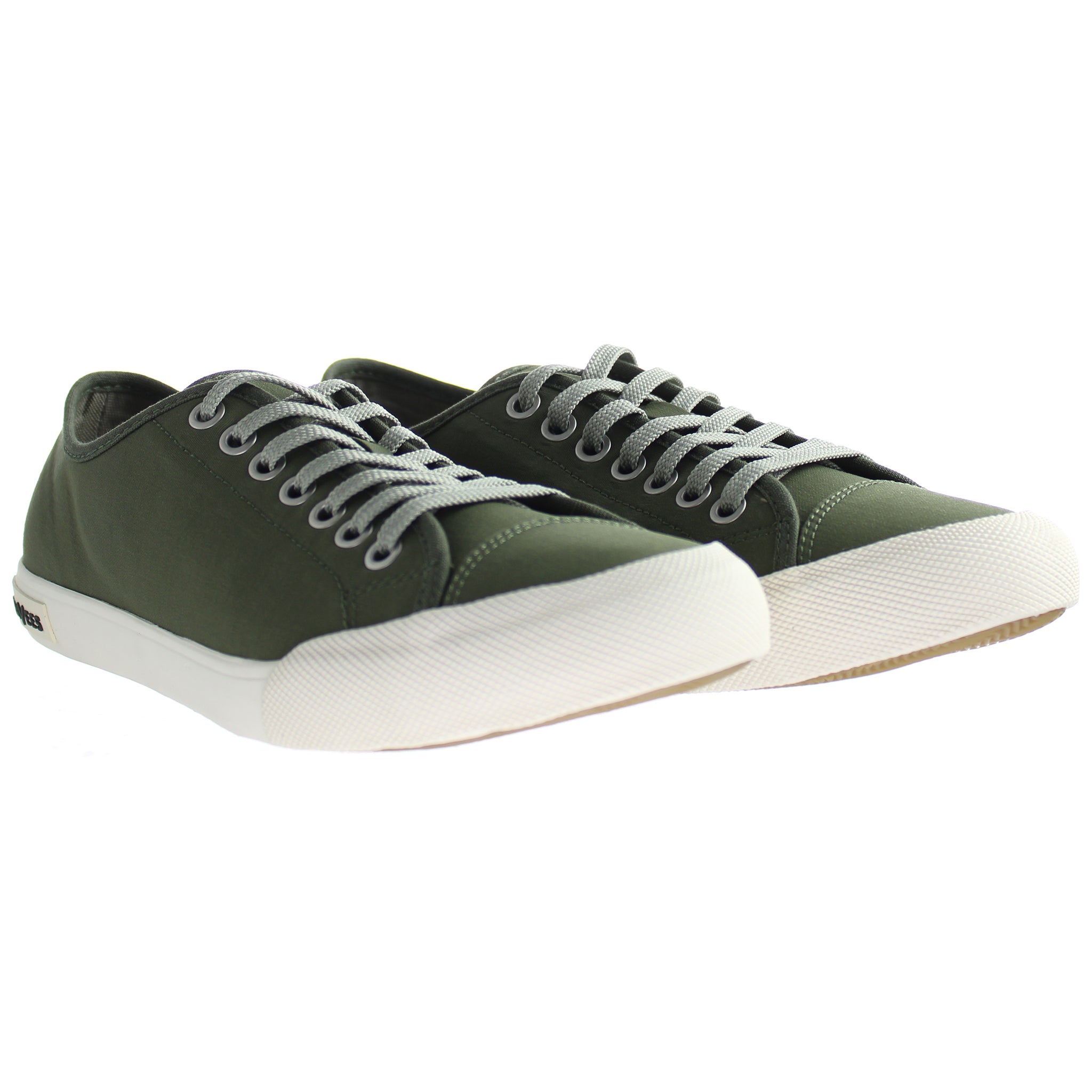 Seavees Army Issue Low Standard Mens Green Plimsolls