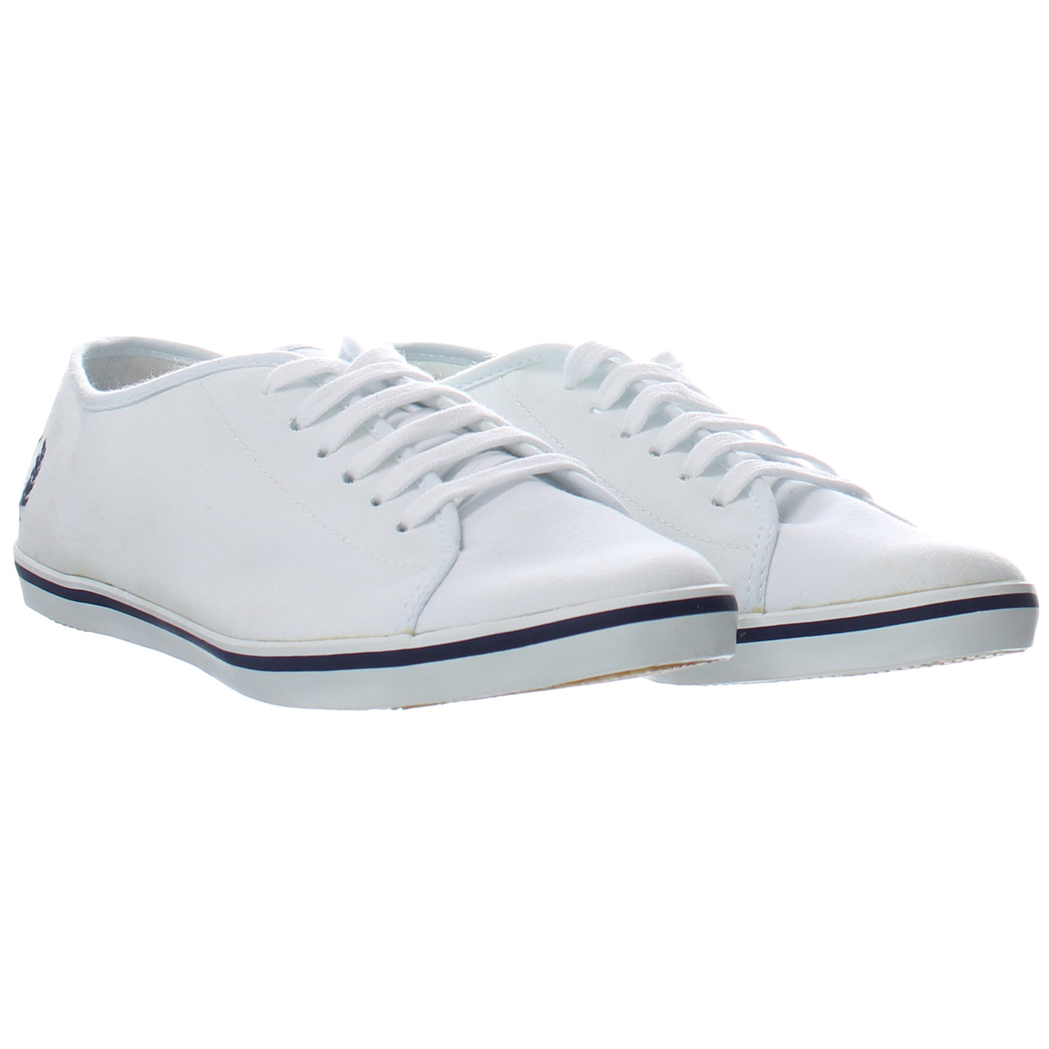 Fred Perry Low Mens White Plimsolls