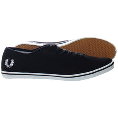 Fred Perry Low Mens Black Plimsolls