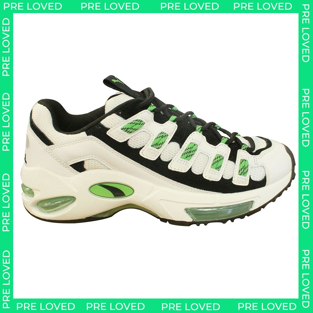 Puma Cell Endura Mens White/Green Trainers NO BOX