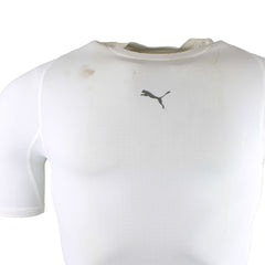 Puma Pro Functional  Mens White Baselayer - Dirty Marks