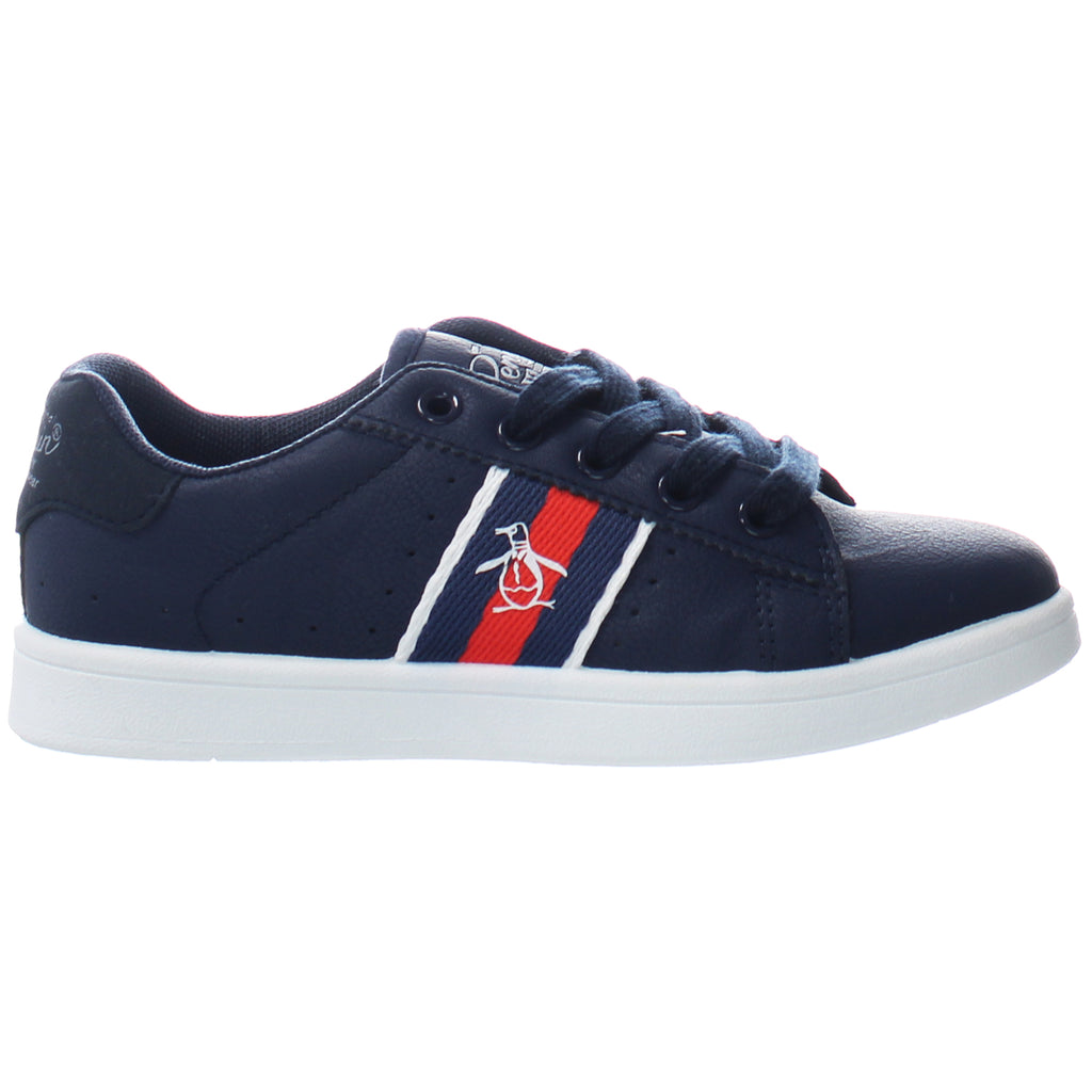 Penguin Plane Kids Navy Trainers