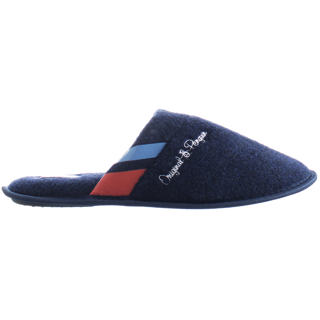 Penguin Bedfordshire Mens Navy Slippers