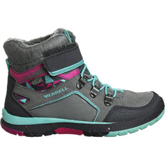 Merrell Moab Polar Waterproof Kids Grey Boots