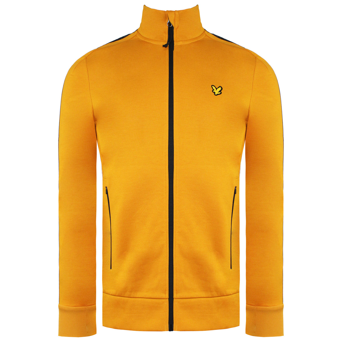 Lyle & Scott Tape Mens Yellow Track Jacket