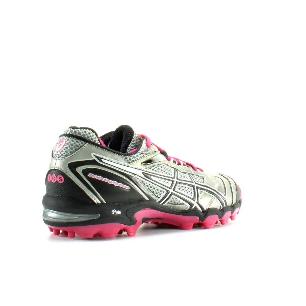 Asics Gel-Hockey Typhoon Womens Silver Trainers