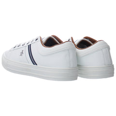 Penguin Max Mens White Trainers