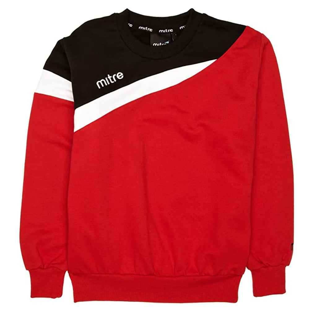 Mitre Logo Mens Black/Red Sweater