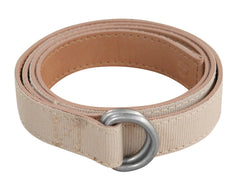 Timberland Nubuck & Canvas Womens Peach Leather Belt