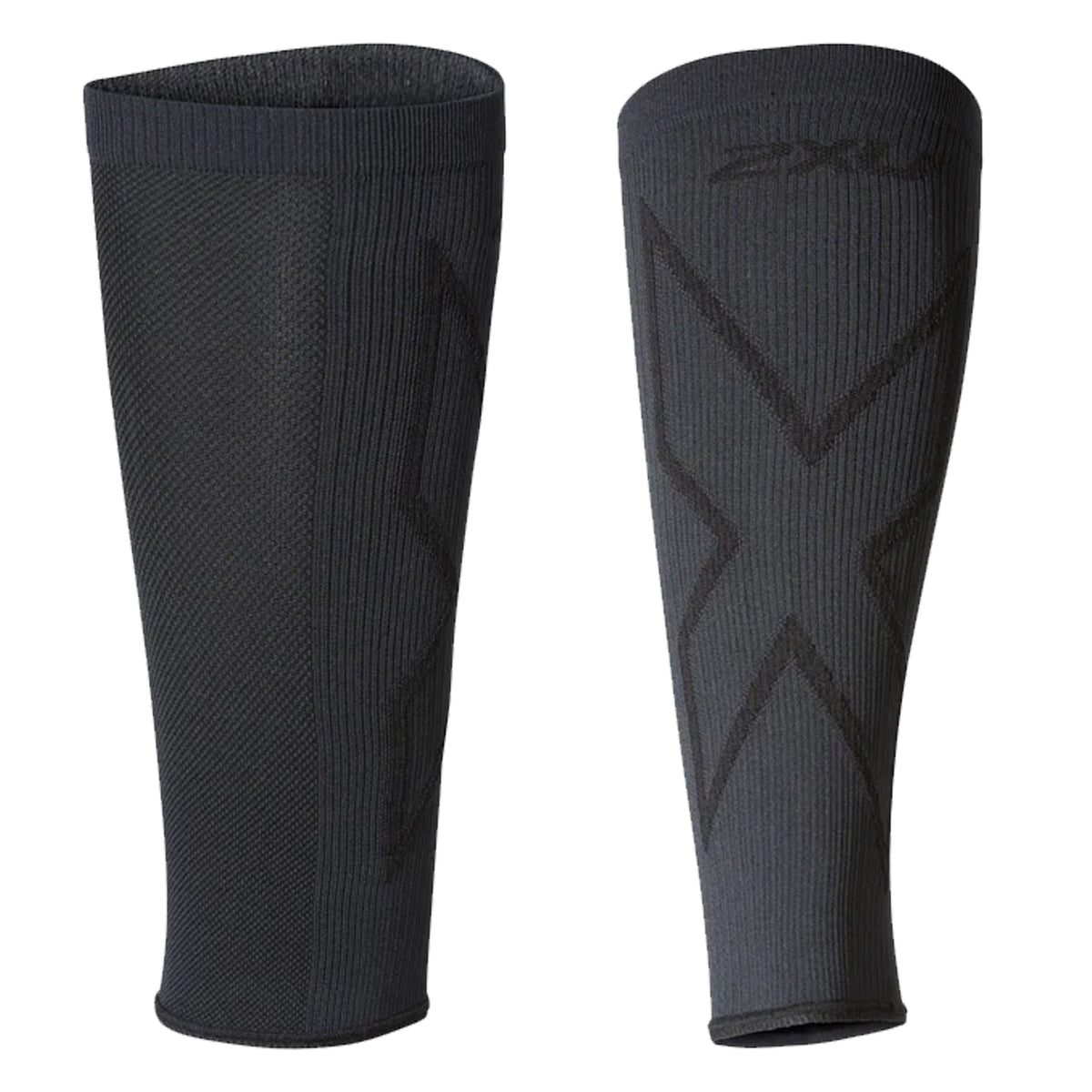 2XU Compression Unisex Titanium/Black Calf Sleeves