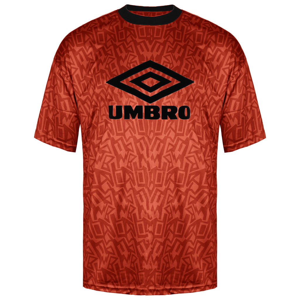 Umbro Graffiti Mens Orange T-Shirt