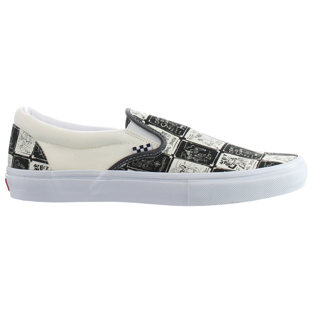 Vans Daniel Johnston Mens Grey Plimsolls