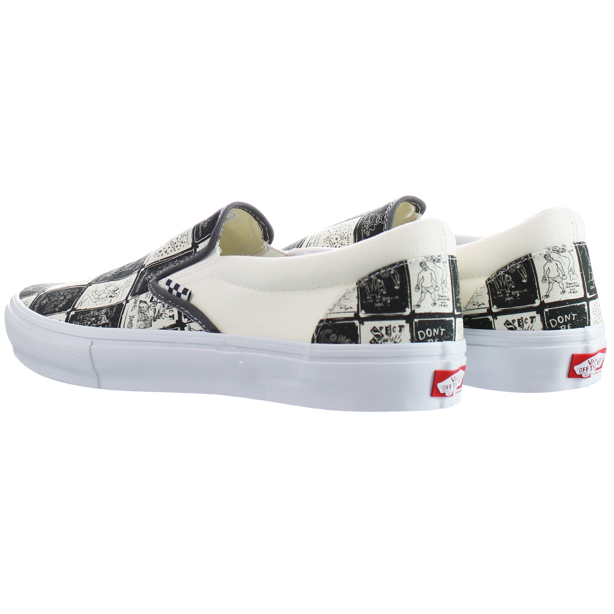 Vans Daniel Johnston Mens Grey Plimsolls