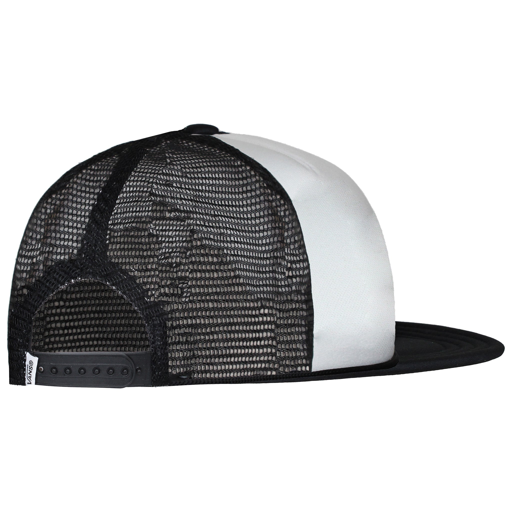 Vans Off The Wall Graphic Flat Brim Black/White Adjustable Mens Cap VUGKABL