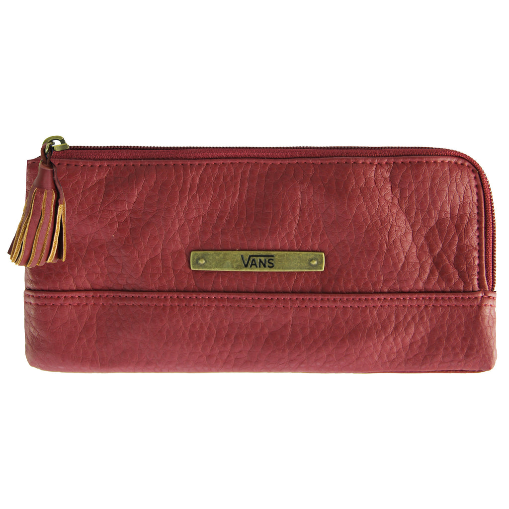 Vans Clover Burgundy Womens Leather Wallet VX3U43S