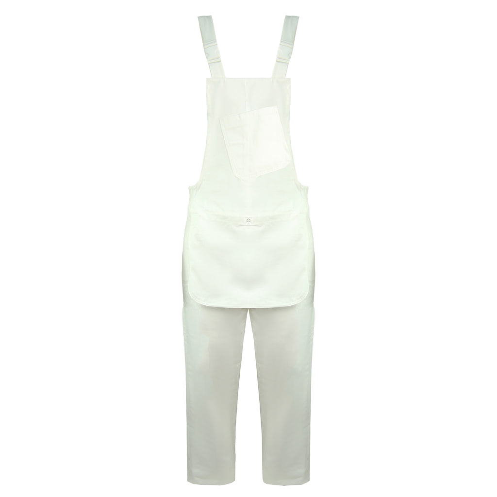 Dickies Painters Bib & Brace Mens White Coverall