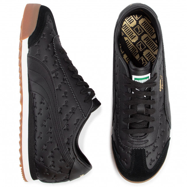 Puma Roma 68 Gum Mens Black Trainers