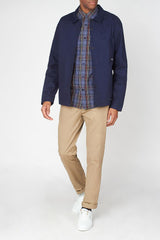 Ben Sherman Trucker Mens Navy Shirt Jacket