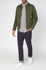 Ben Sherman Trucker Mens Green Shirt Jacket