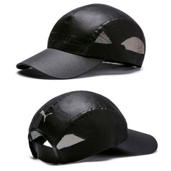 Puma Mesh Panel Adjustable Mens Black Cap