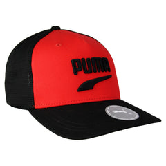 Puma Logo Mens Black/Red Basketball Cap