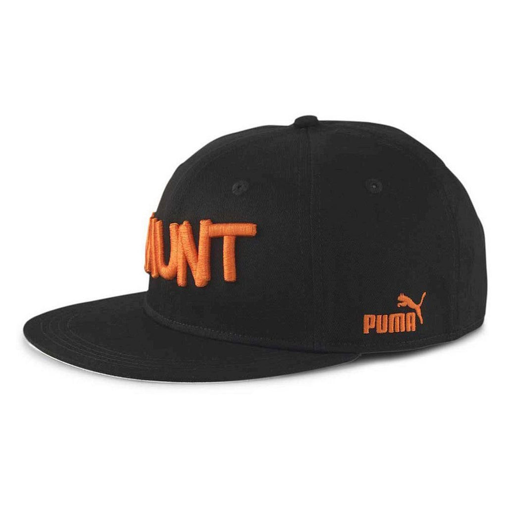 Puma Valencia CF Flat Brim Adjustable Fit Black Unisex Cap