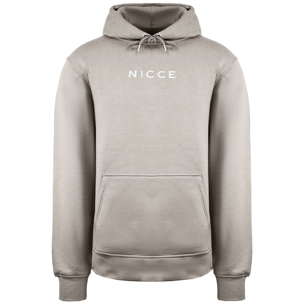 Nicce Logo Mens Light Brown Hoodie