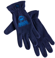 Puma Sesame Street Cookie Monster Kids Blue Gloves