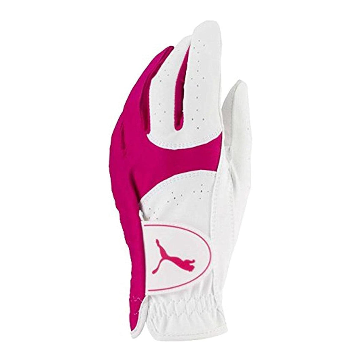 Puma Soft Lite Left Hand Leather White Pink Womens Golf Glove