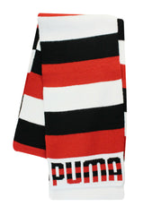 Puma Unisex Black/Red/White Scarf