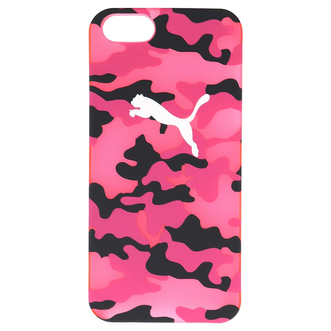 Puma Bytes Pink Black Camo iPhone 5 Hard Phone Case