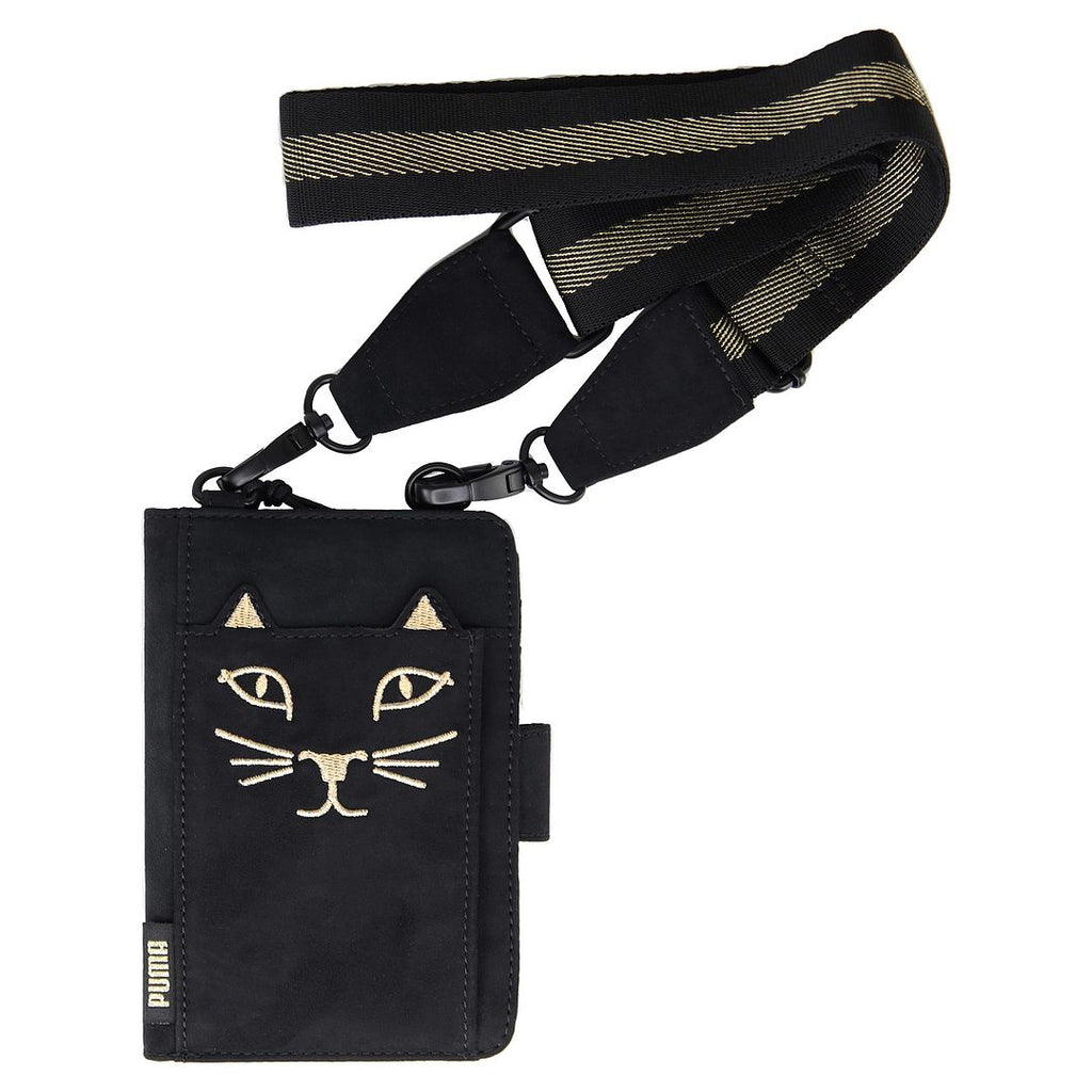 Puma x Charlotte Olympia Womens Black Mini Wallet Bag