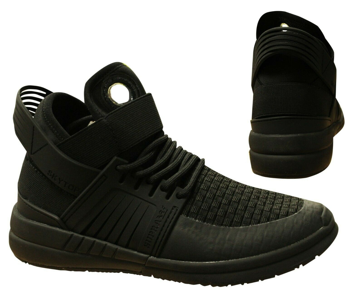 Supra Skytop V Mens Black High Top Trainers