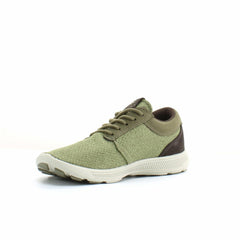 Supra Hammer Run Green Textile Mens Lace Up Trainers 08128 357