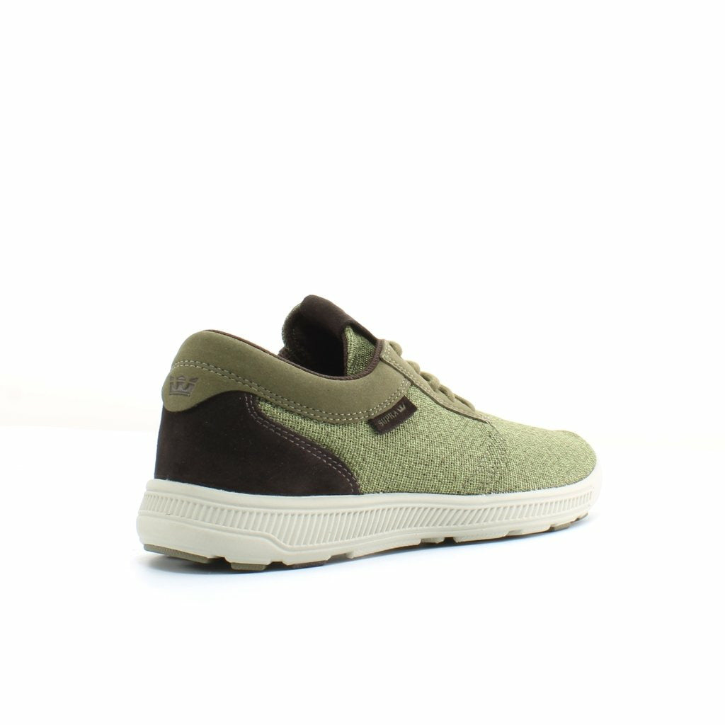 Supra Hammer Run Green Textile Mens Lace Up Trainers 08128 357