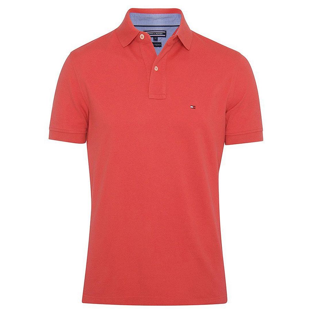 Tommy Hilfiger Mens Coral Polo Shirt