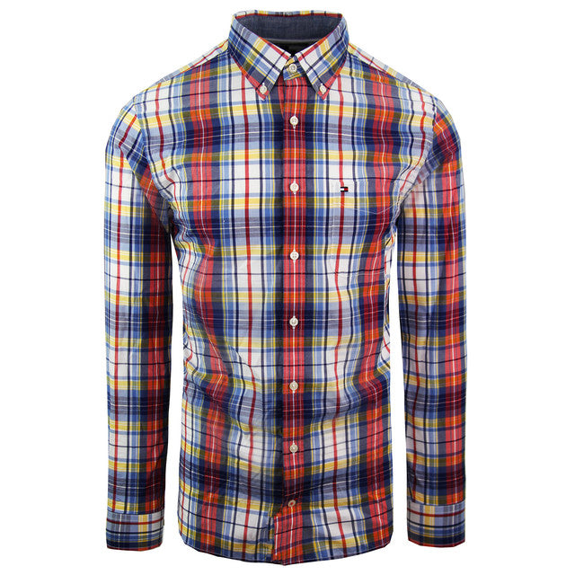 Tommy Hilfiger New York Fit Multicolored Mens Oxford Shirt