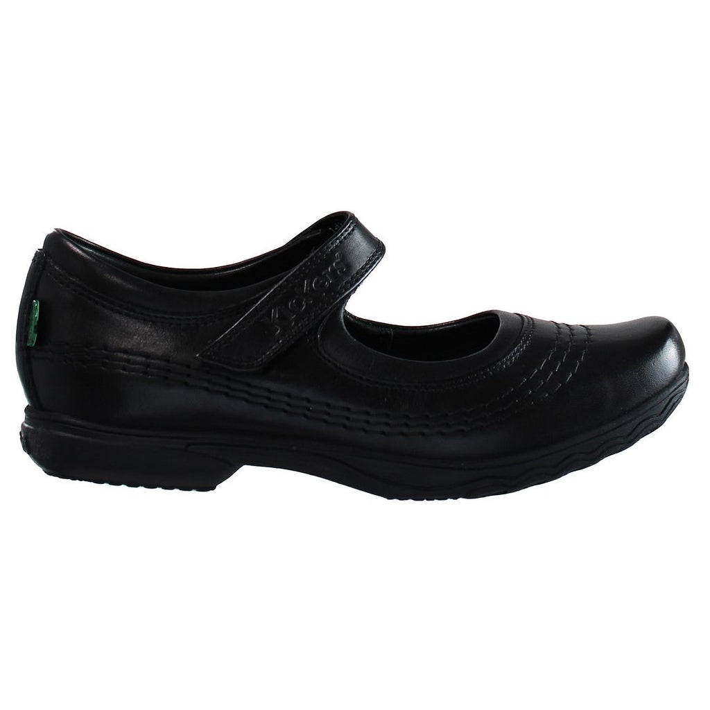 Kickers Keavy Bar Mary Jane Kids Black Shoes