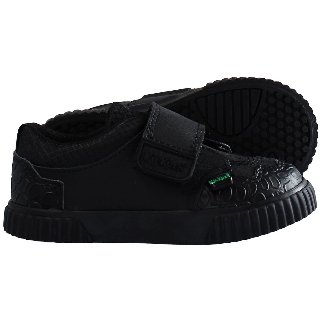 Kickers Low Kids Black Shoes