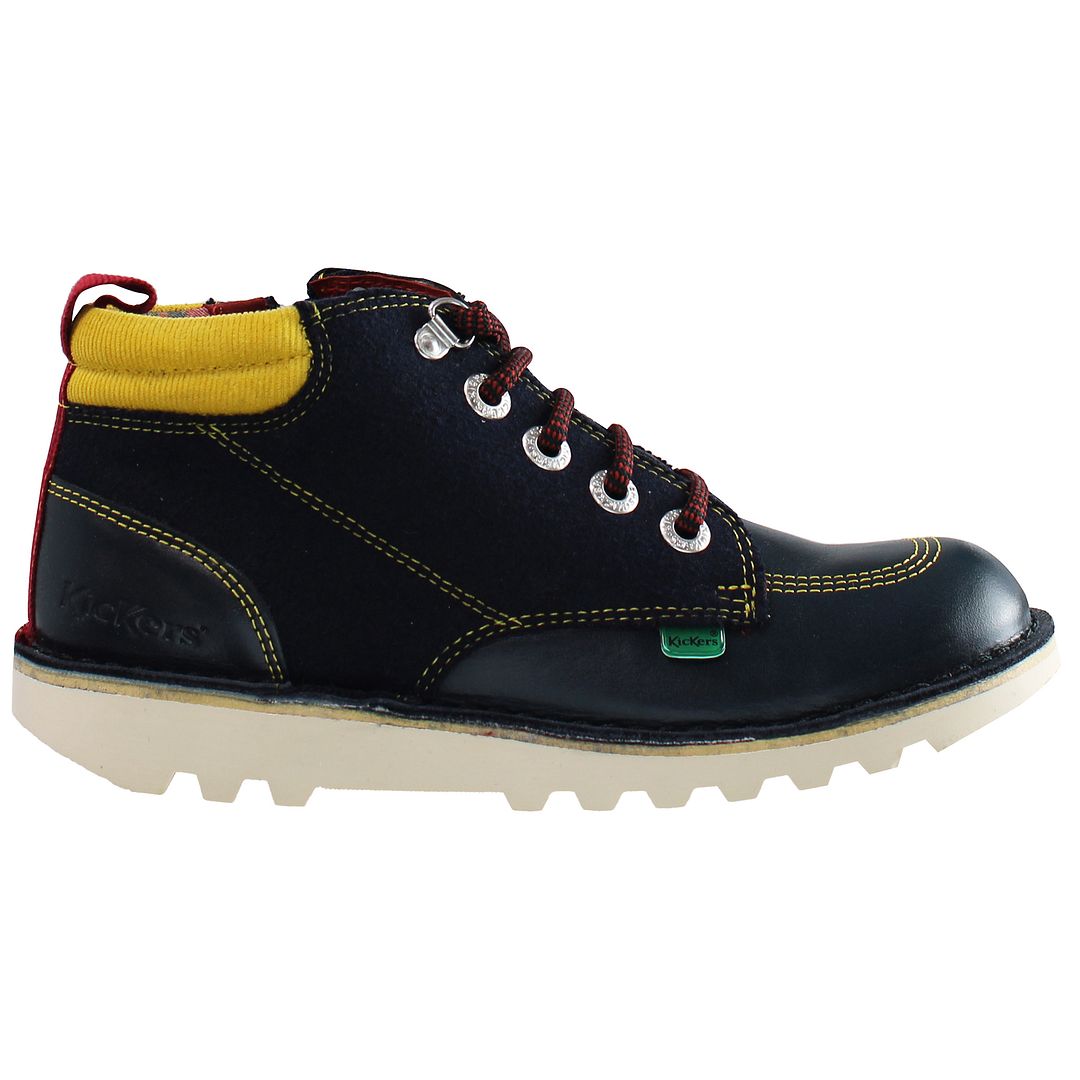 Kickers Winterised Classic Kids Navy Boots