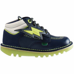 Kickers Hi Bolt Classic Kids Navy Boots